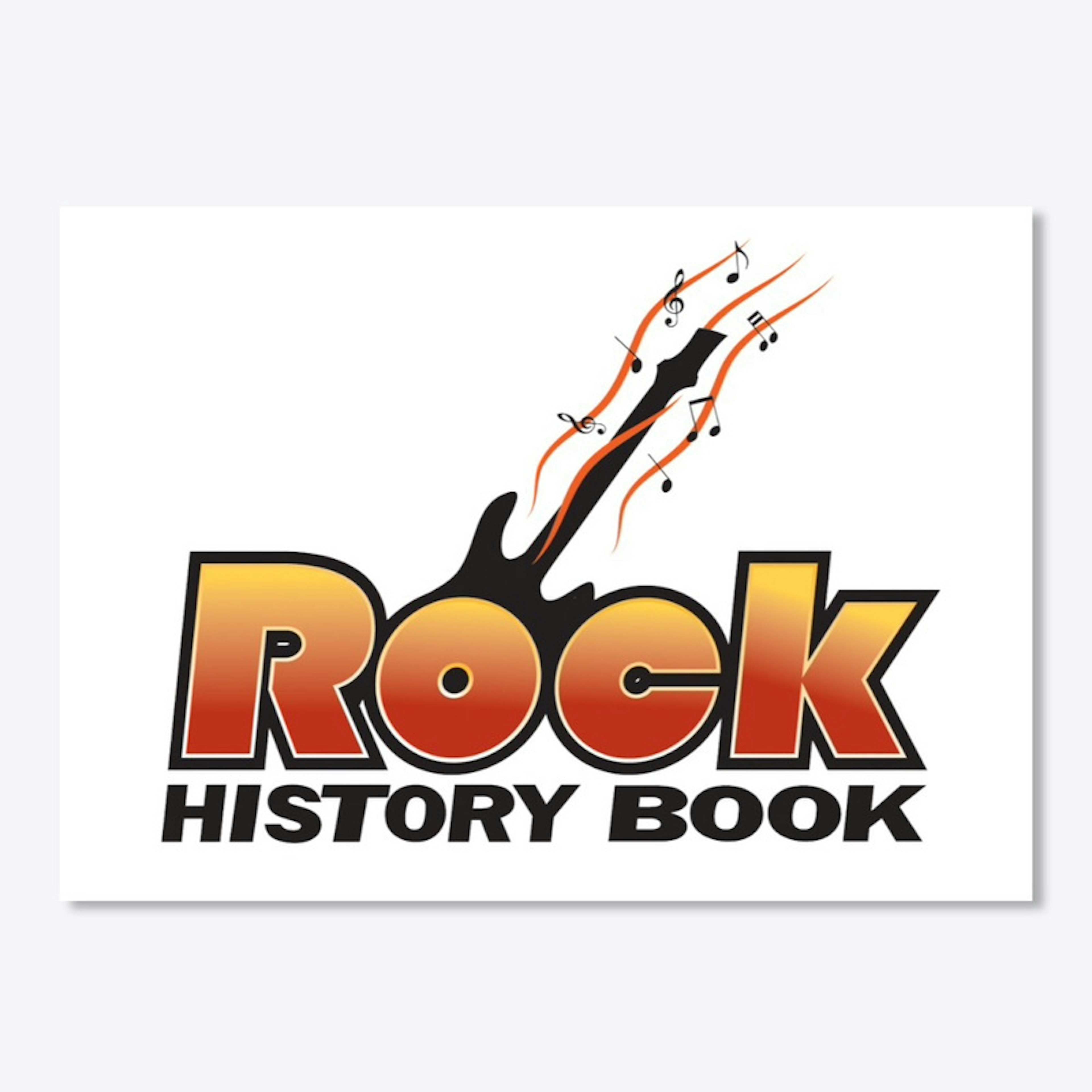 New Rock History Book Merch